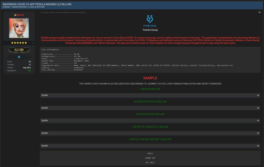 Aplikasi PeduliLindungi