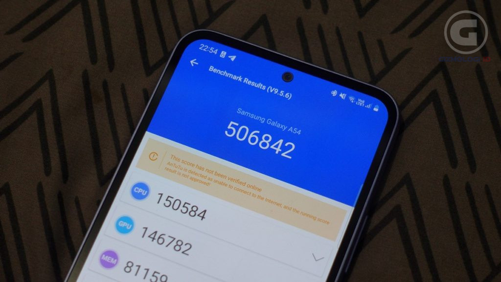 Skor Antutu Samsung Galaxy A54 5G