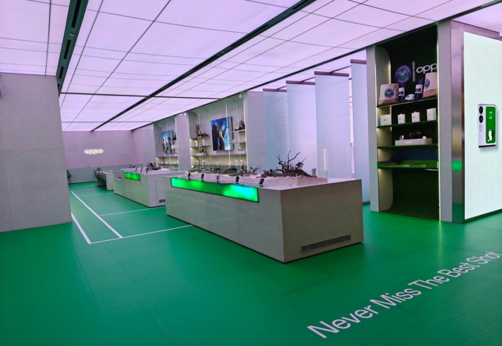 Instalasi Wimbledon di OPPO Galery