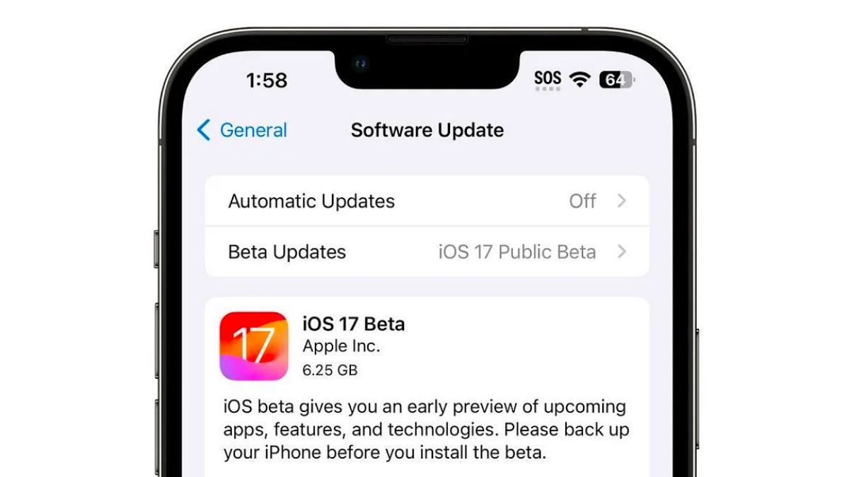 iOS 17 Public Beta