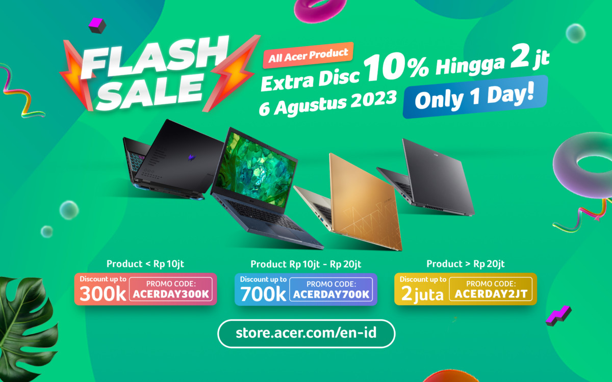 Flash Sale Acer Day 2023