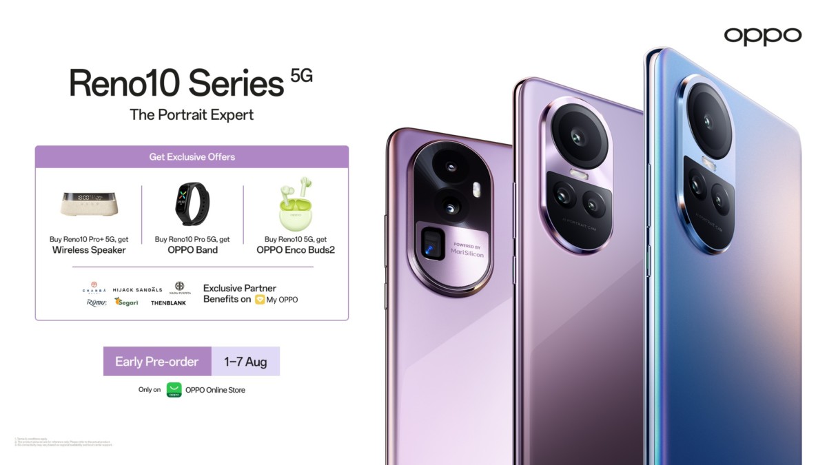 early pre order OPPO Reno 10 Series 5G