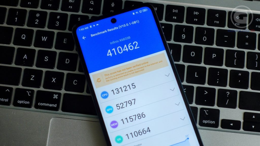 Skor Antutu Infinix Note 30