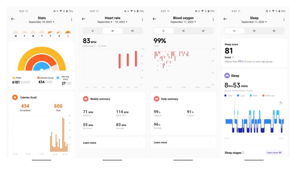 Redmi Watch 3 Active Mi Fitness App