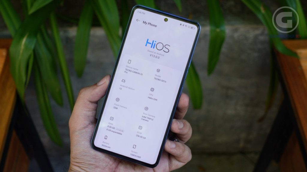 HiOS 13 TECNO Camon 20 Pro