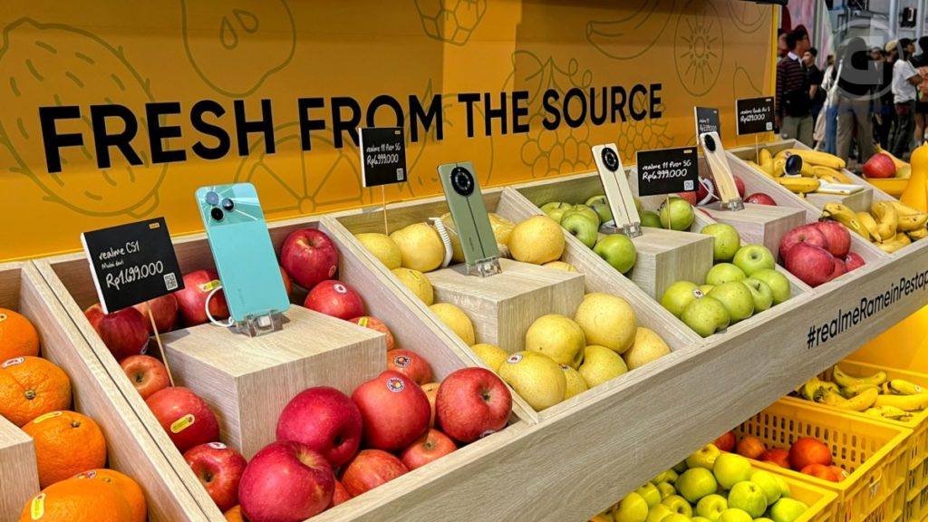 toko buah realme Pestapora 2023