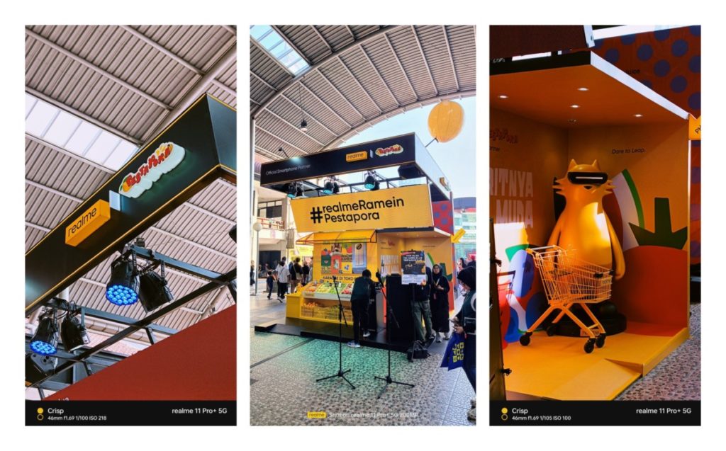 toko buah realme Pestapora 2023