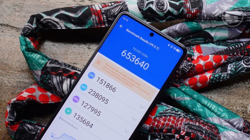Skor Antutu TECNO Camon 20 Pro 5G