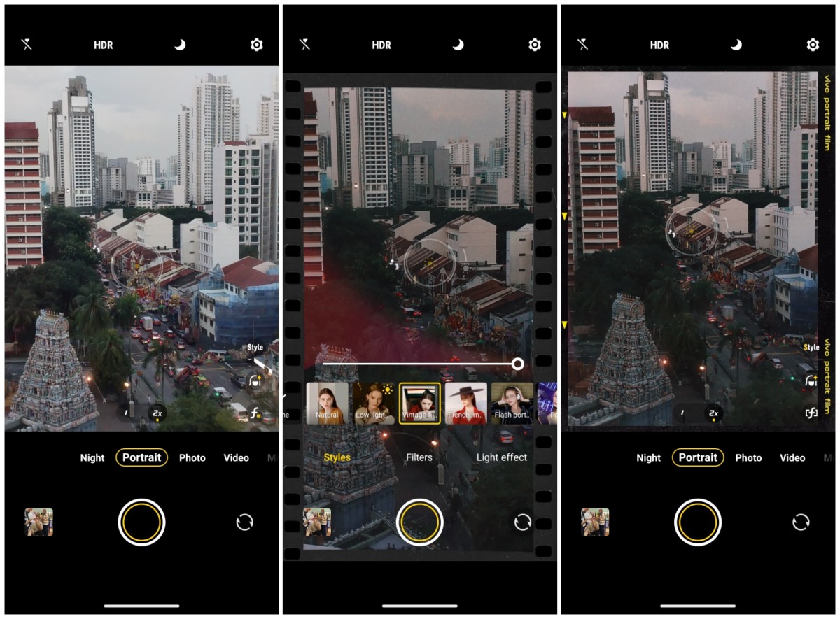 fitur portrait kamera vivo V29e 5G
