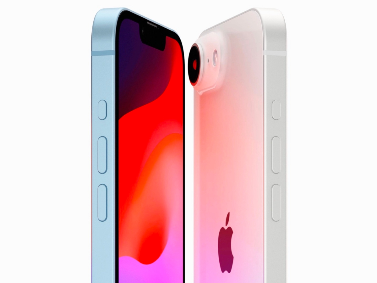 render desain iPhone SE 4