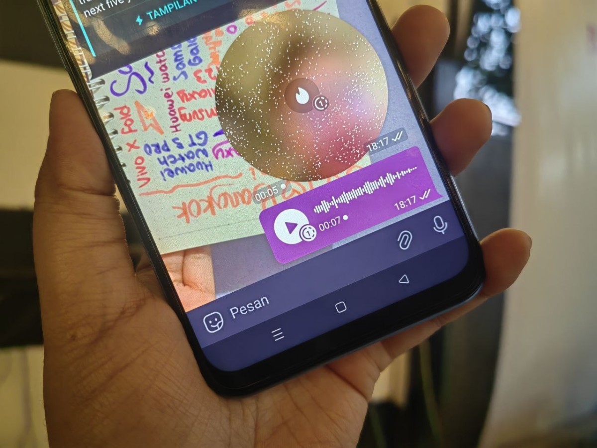 Fitur Baru Telegram, Kini Bisa Kirim Pesan Suara dan Video Sekali Lihat 53 Fitur kirim pesan suara dan video sekali lihat.
