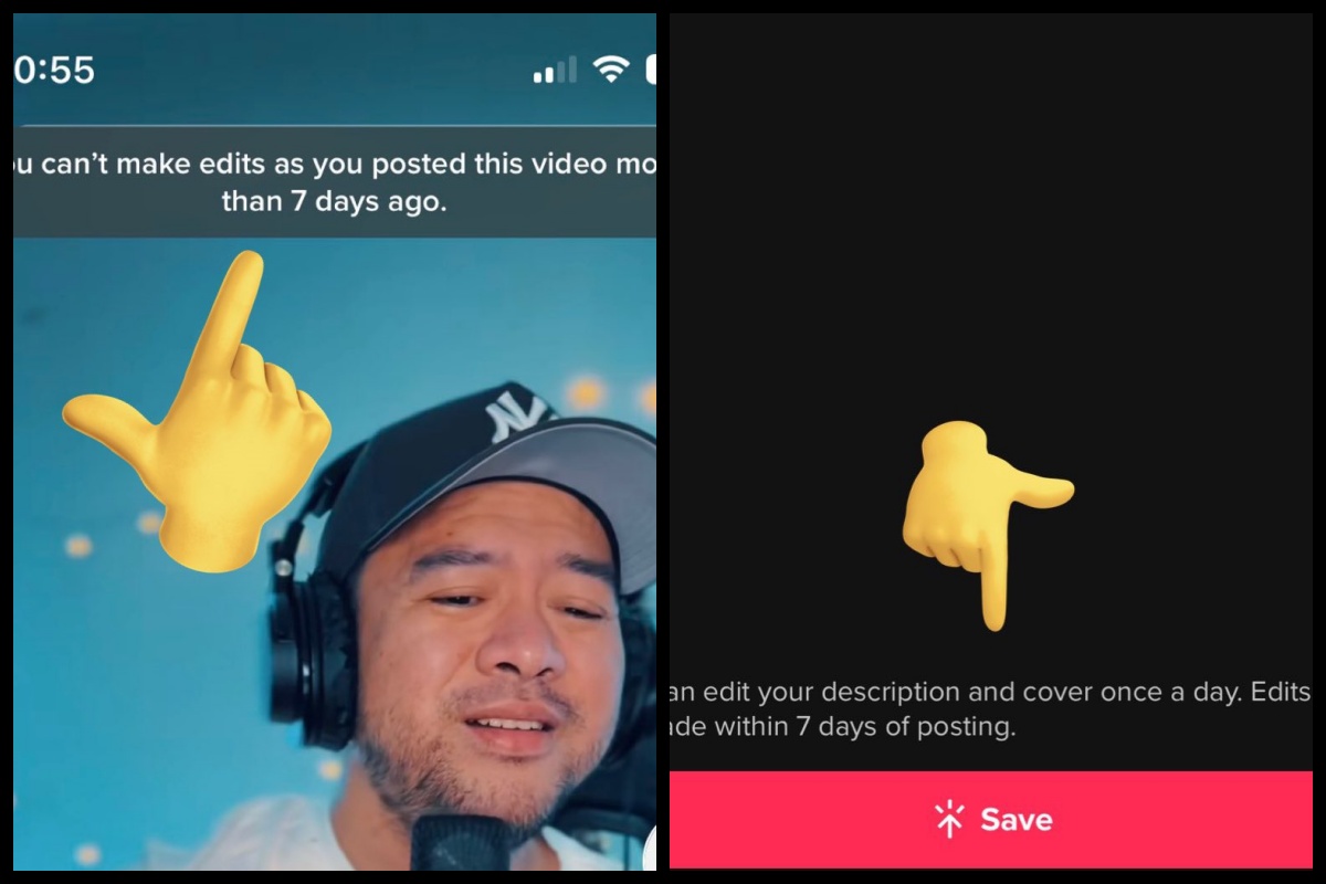 Fitur edit post di TikTok