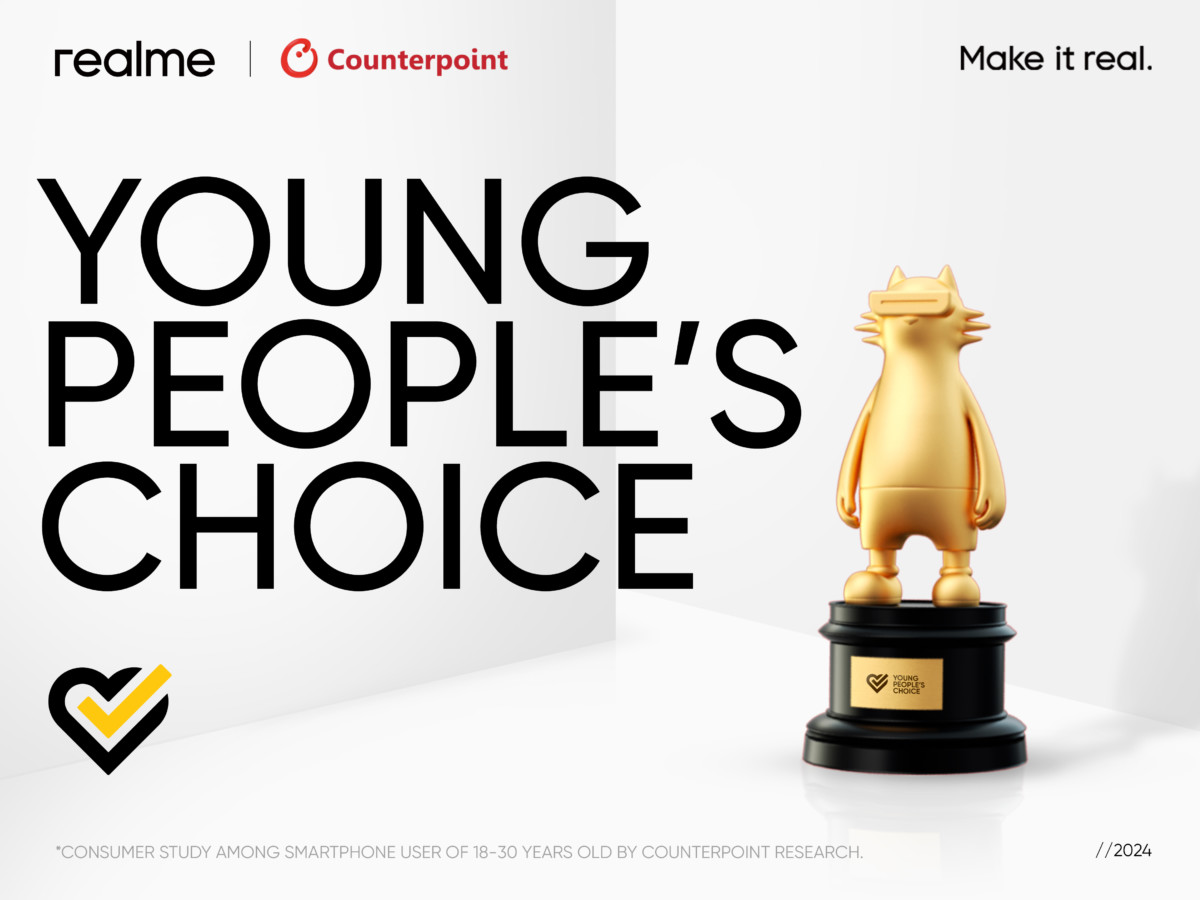 realme Dapat Predikat “Young People’s Choice”, Konsisten Penuhi Keinginan Anak Muda 53 realme - Young People's Choice
