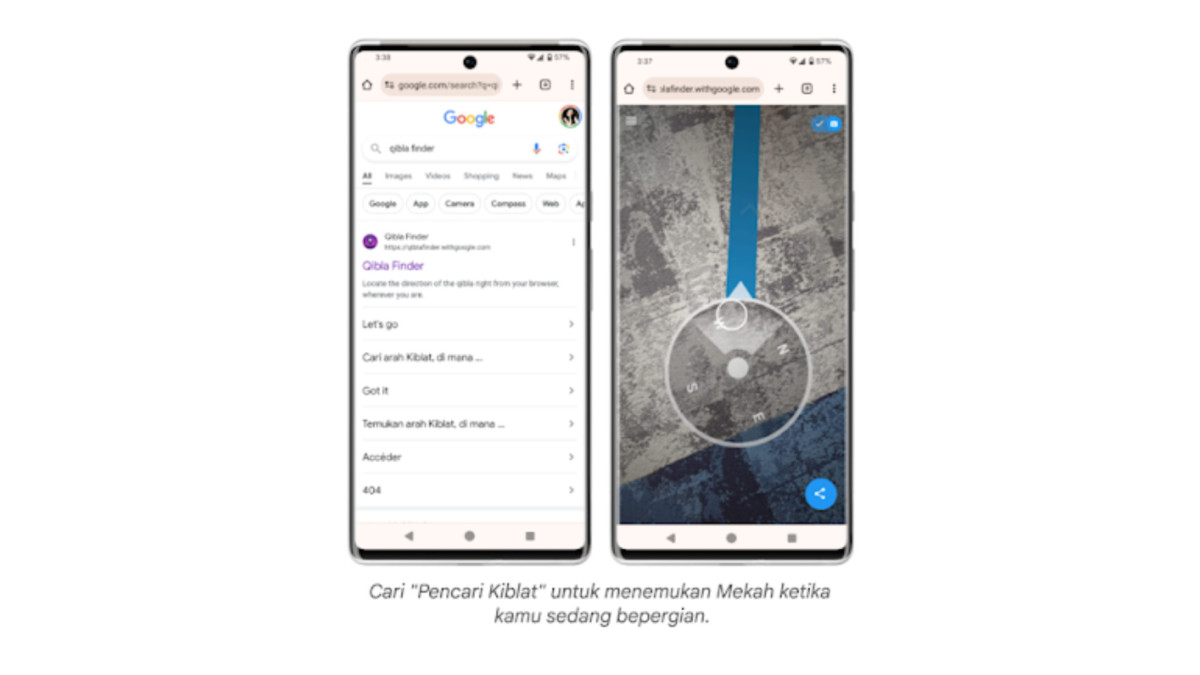 Manfaat fitur Google Qibla Finder selama Ramadan