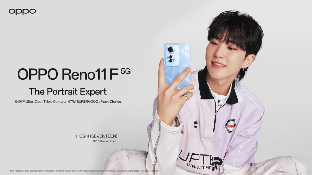 Hoshi SEVENTEEN BSS dengan OPPO Reno 11 F 5G