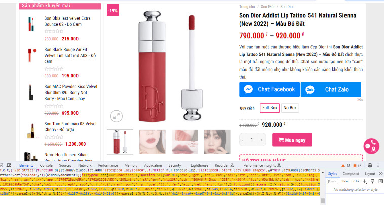 Contoh halaman yang terinfeksi SocGholish Malware