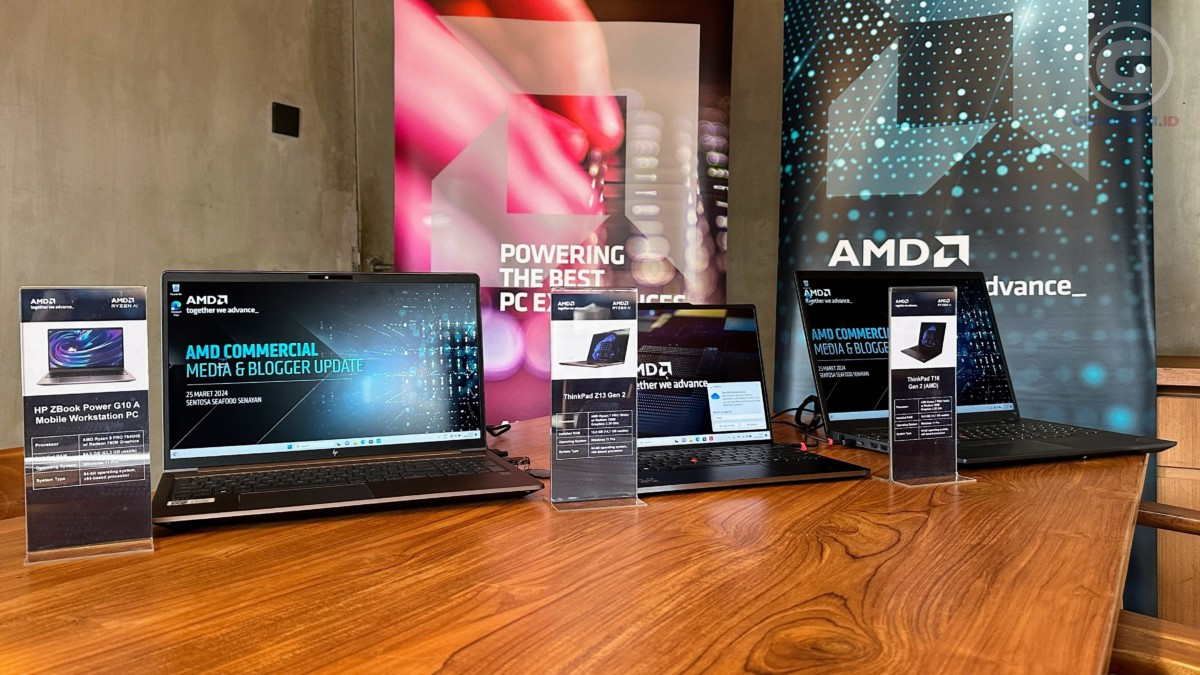 Inovasi Prosesor Mobile AMD Ryzen PRO & AMD EPYC, Mendukung Bisnis Berkembang dengan AI 52 Laptop AMD Ryzen PRO Series
