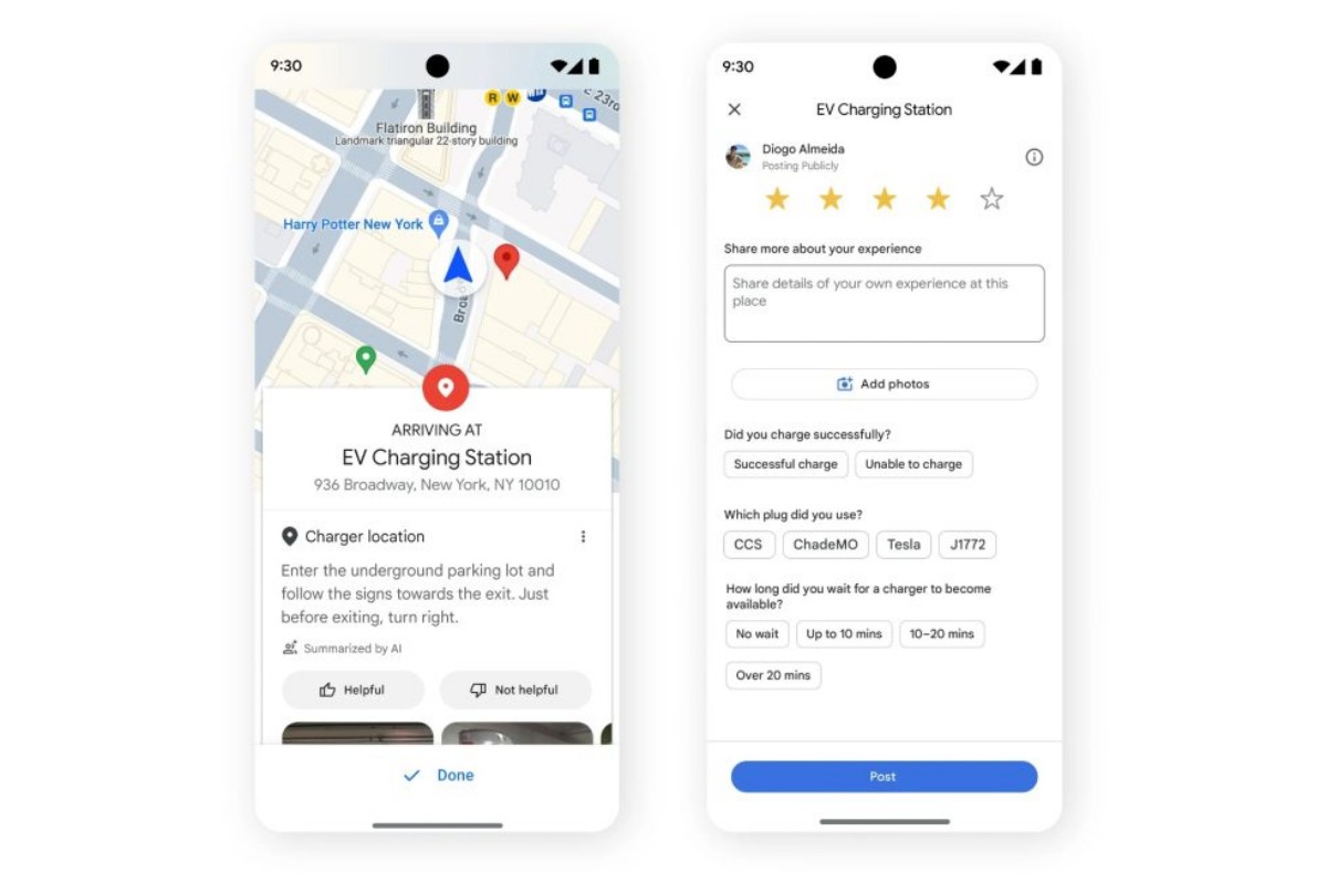 Navigasi Google Maps Kini Punya Saran Rute Paling Efisien Buat Mobil Listrik 54 Navigasi Google Maps EV