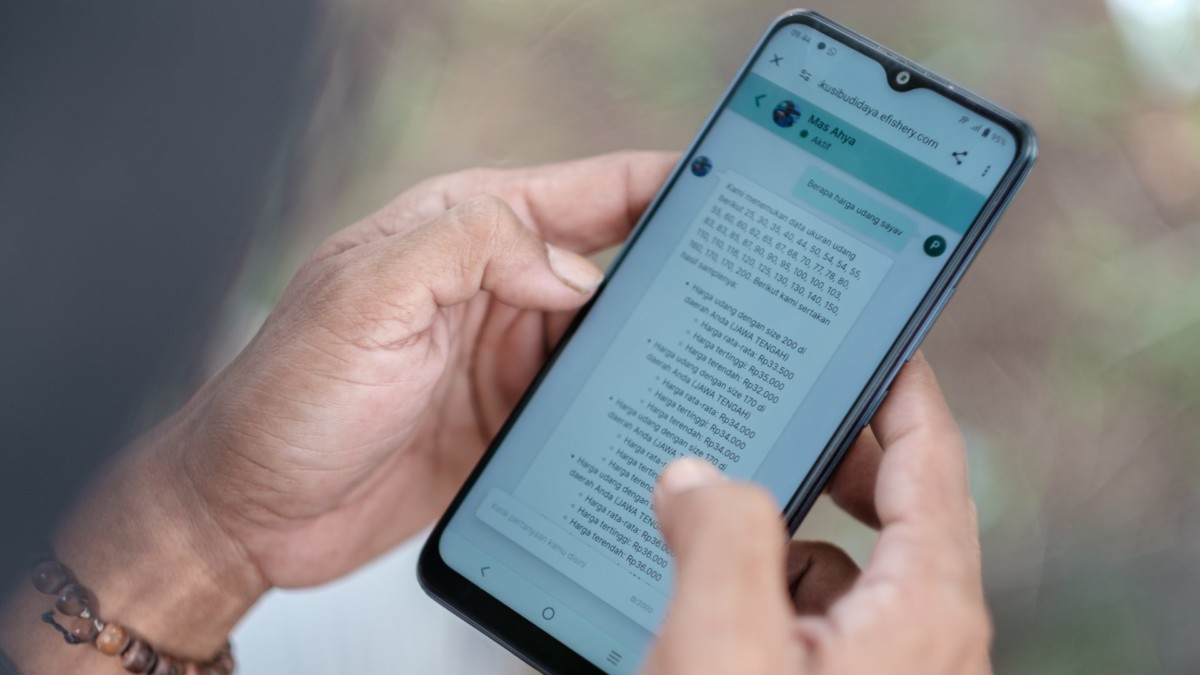 Mas Ahya, chatbot milik eFishery