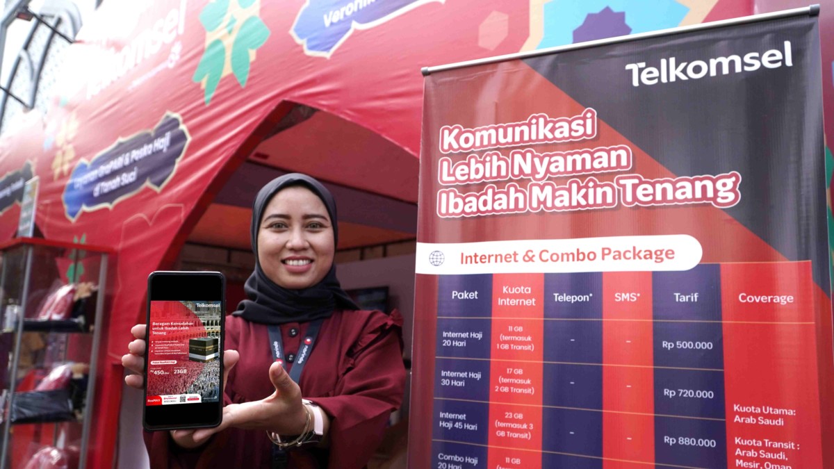Telkomsel hadirkan paket untuk musim Haji 2024