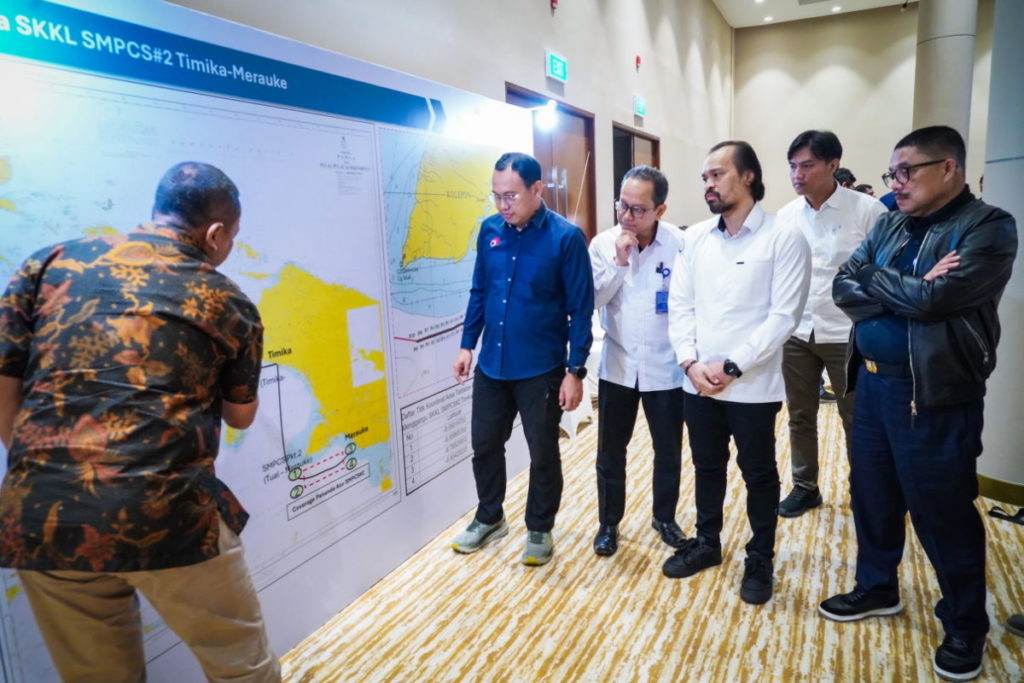 KKP Telkom Kabel Laut Papua Sulawesi Maluku Papua