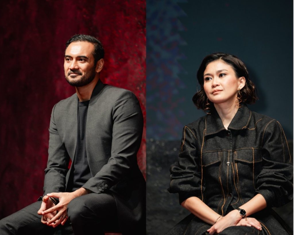 Ario Bayu dan Marissa Anita di konferensi pers Nightmares & Daydreams