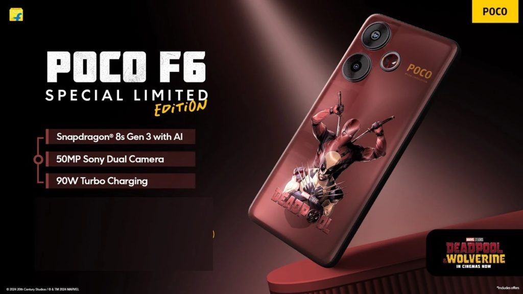 POCO F6 Deadpool Limited Edition