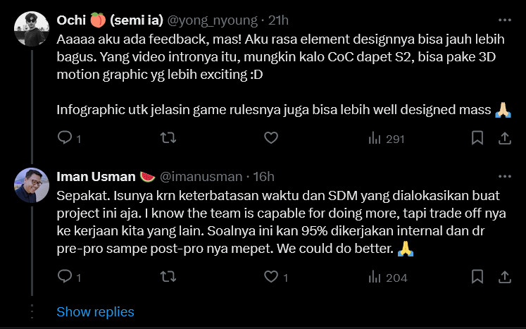 Feedback Ruangguru Clash of Champions