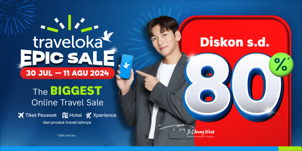 Traveloka EPIC Sale Gandeng Superstar Dunia Ji Chang Wook