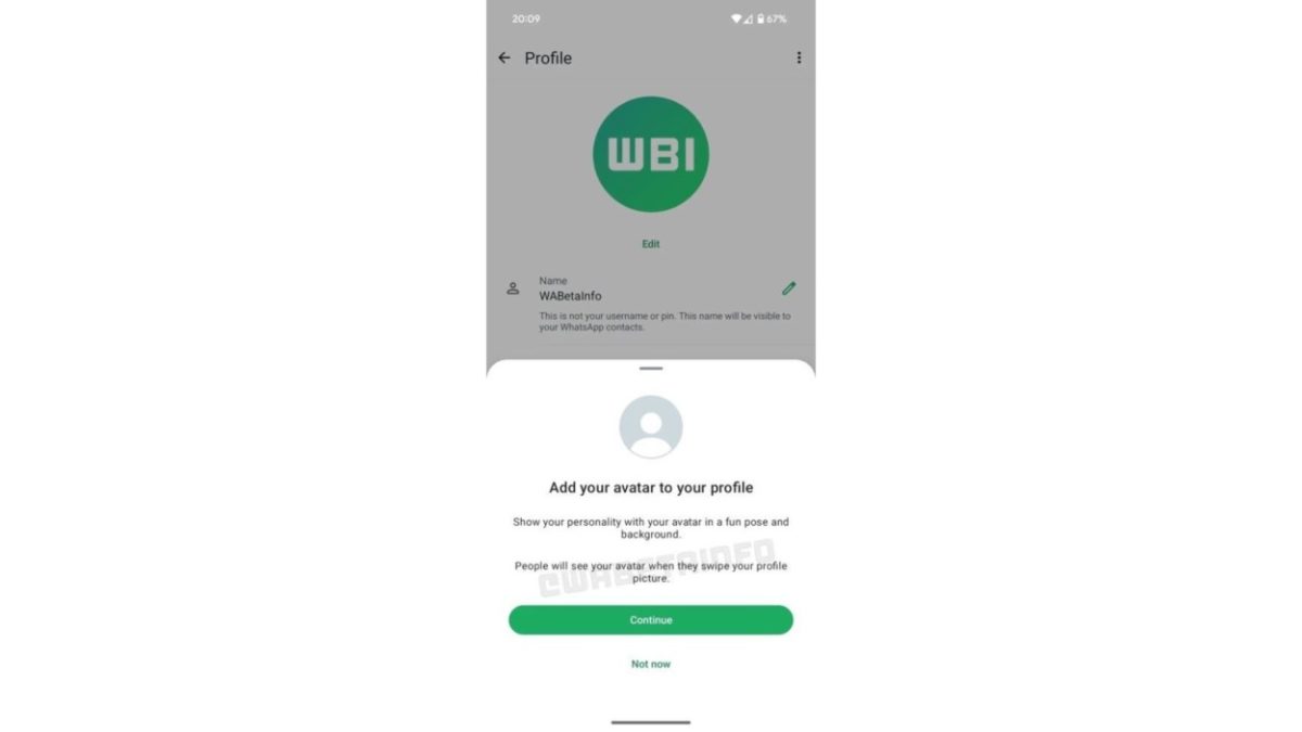 Fitur WhatsApp profil avatar