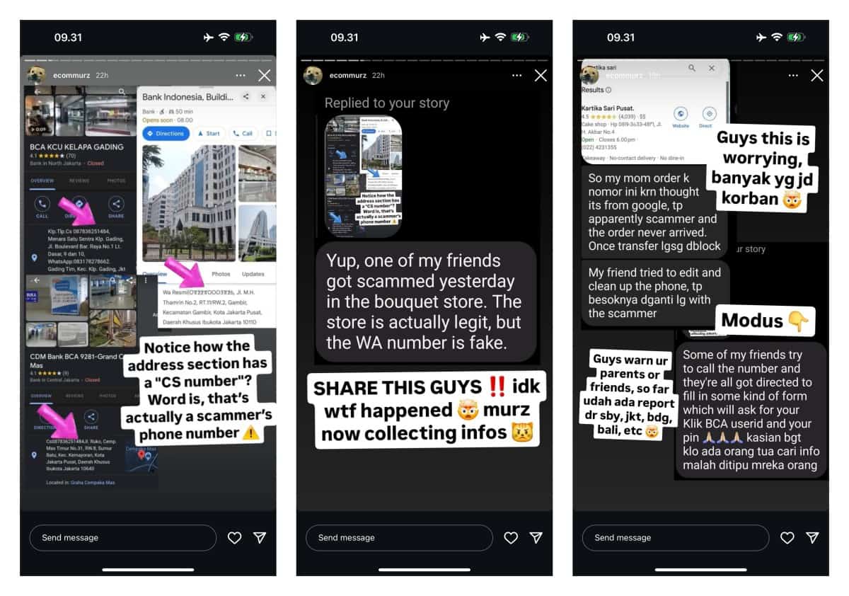 Tanggapan Google Soal Isu Penipuan Nomor Kontak Palsu di Maps 52 nomor kontak palsu google maps