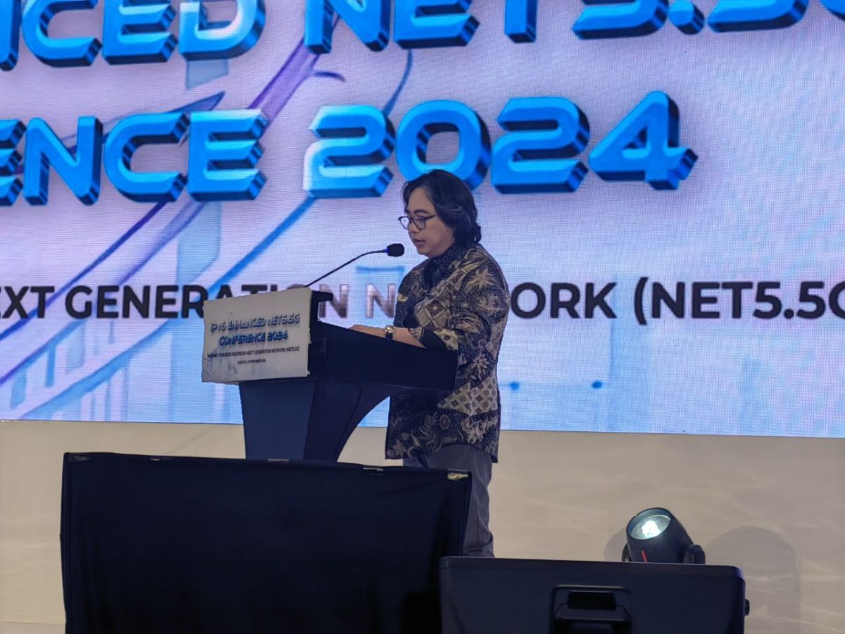 Direktur Telekomunikasi Direktorat Jenderal Penyelenggaraan Pos dan Informatika Kementerian Komunikasi dan Digital, Aju Widya Sari