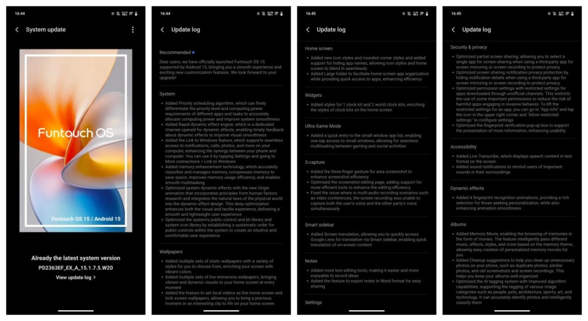 vivo V40 Funtouch OS 15 Android 15