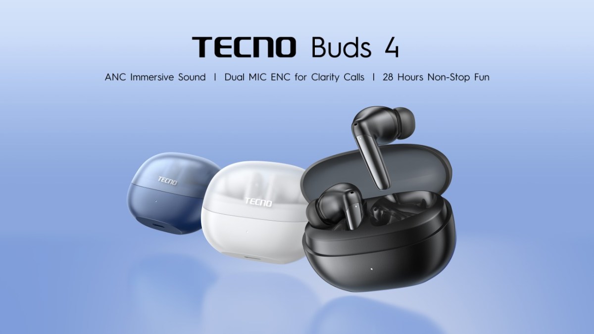 earphone TWS TECNO Buds 4