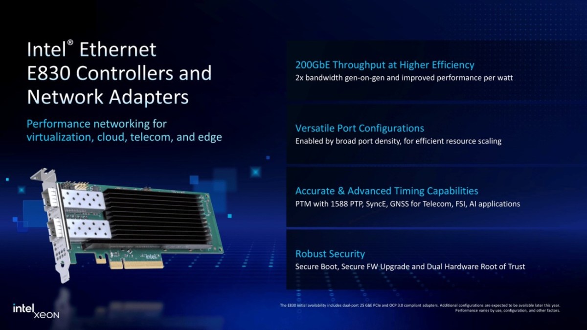 Intel Ethernet E830 003