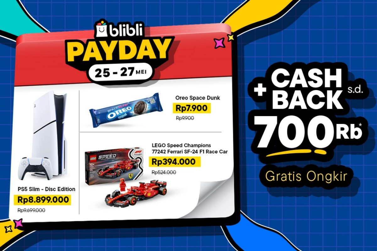 Promo Blibli Payday Mei 2025, Cashback Belanja & Bayar Tagihan Sampai Rp700 Ribu 1 Blibli Payday Mei 2025 101