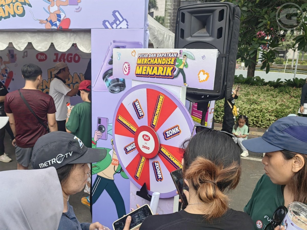 Aktivitas seru di acara itel x kopi Jago