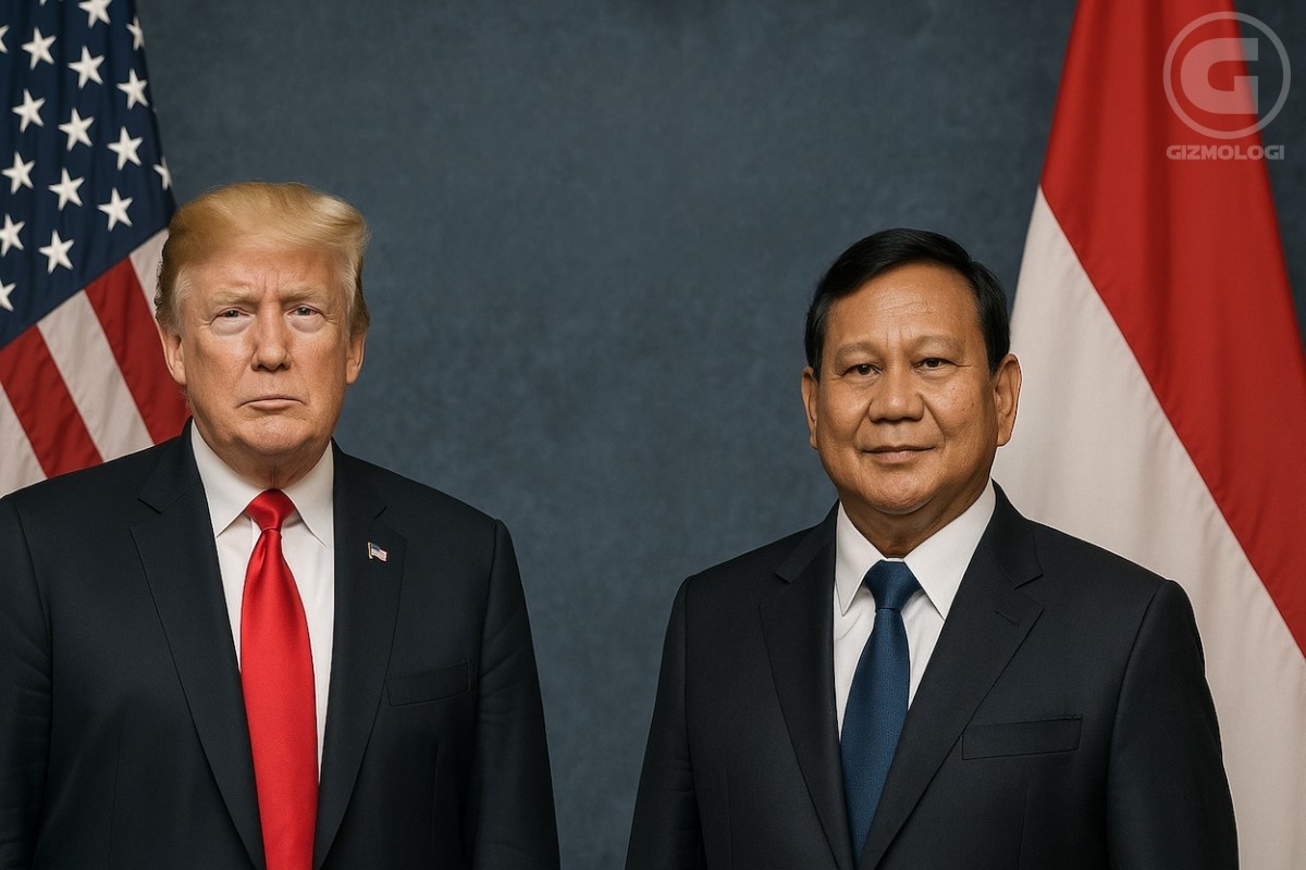 Polemik Transfer Data Pribadi di Balik Kesepakatan Dagang AS–Indonesia 52 Donald Trump Prabowo Subianto