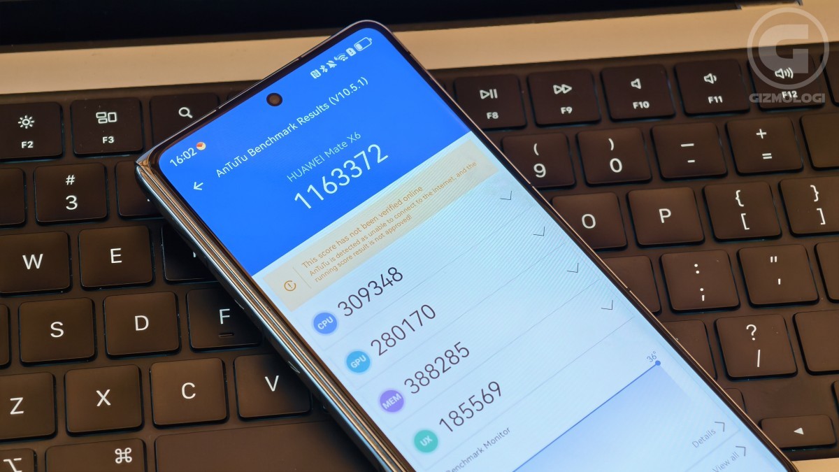Skor Antutu Huawei Mate X6