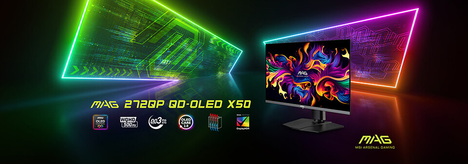MSI Perkenalkan MAG 272QP QD-OLED X50, Monitor Esports 500 Hz Pertama 54 MAG 272QP QD-OLED X50