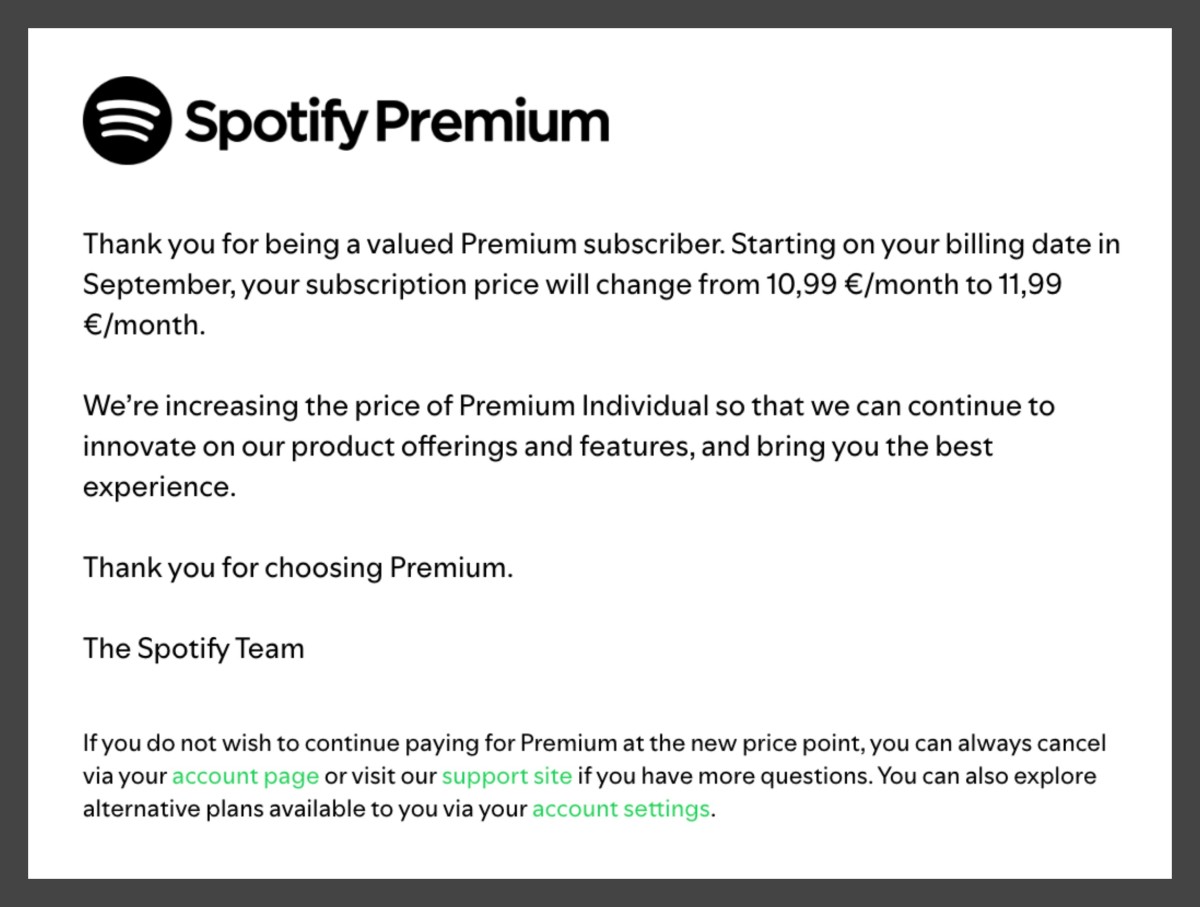 Tarif Langganan Spotify Premium Naik