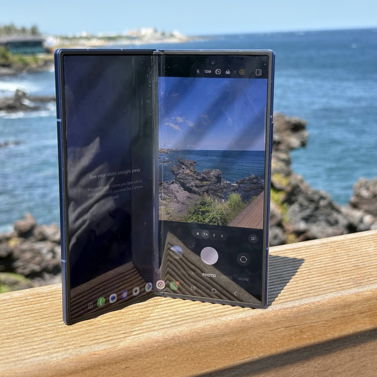 Layar kamera Galaxy Z Fold7