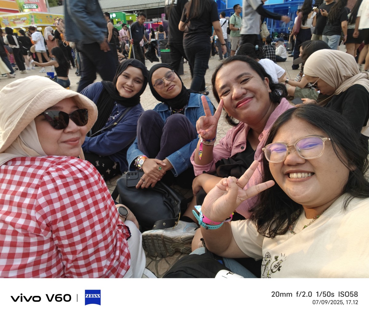 Hasil kamera selfie vivo V60
